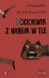 Kociokwik z winem tle