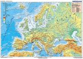 MAPA-FIZ.EUROPY-ROLKI/MERIDIAN/100 x70