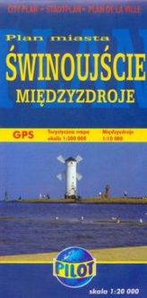 Plan miasta. - Świnoujście, Międzyzdroje 1:20 000