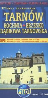 Plan miasta Tarnów 1:13 000; Bochnia Brzesko Dąbrowa Tarnowska