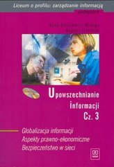 Upowszechnianie informacji. Część 3. Podręcznik. + CD