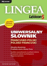 Lingea Lexicon 5. Uniwersalny słownik francusko-polski, polsko-francuski + nauka słówek i gramatyka
