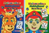 Zabawne twarze Książeczka A4 kreatywna z naklejkami