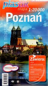 Plan miasta Poznań (1:20 000) - plastikowa oprawa