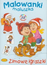 Zimowe igraszki. Malowanki maluszka
