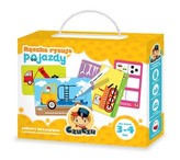 Rączka rysuje pojazdy