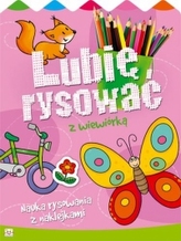 Lubię rysować z wiewiórką. Nauka rysowania z naklejkami.