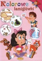 Kolorowe łamigłówki. 108 naklejek