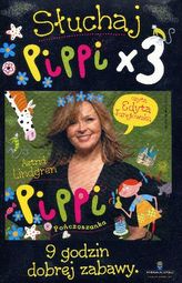 Słuchaj Pippi x 3. Książka audio CD MP3