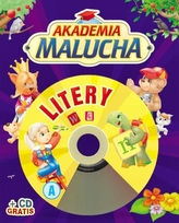Litery. Akademia malucha + CD