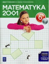 Matematyka 2001. Klasa 6, szkoła podstawowa, część 1. Zeszyt ćwiczeń