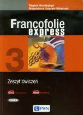 Francofolie express 3. Język francuski. Ćwiczenia+(2 płyty CD)