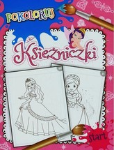 Księżniczki. Pokoloruj