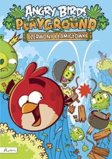 Angry Birds. Playground. Czerwony i łamigłówki. Książka z naklejkami