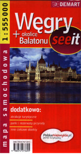 Węgry + okolice Balatonu See It 1:555 000