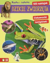 Dzikie zwierzęta. Nauka i zabawa. 105 naklejek