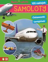 Samoloty. Nauka i zabawa. 105 naklejek