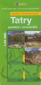 Tatry polskie i słowackie. Mapa turystyczna 1 : 50 000