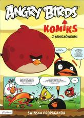Świńska propaganda. Angry Birds. Komiks z łamigłówkami