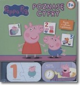 Puzzle. Pepa Pig. Poznaje cyfry