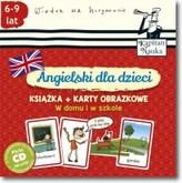 Kapitan nauka. Angielski dla dzieci w domu i szkole. Książeczka+karty obrazkowe