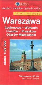 Plan miasta Warszawa. Skala 1:26 000