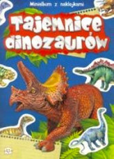 Minialbum z naklejkami - Tajemnice dinozaurów