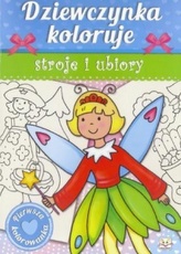 Dziewczynka koloruje - Stroje i ubiory