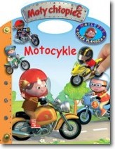 Mały chłopiec. Motocykle. Naklejki - Duża plansza