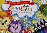 Koloruj według kropek. Małe zwierzaki