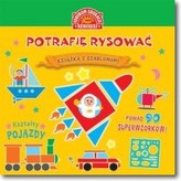 Książka z szablonami. Potrafię rysować. Kształty. Pojazdy