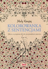 Mały Książę. Kolorowanka z sentencjami