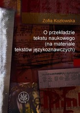 O przekładzie tekstu naukowego