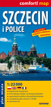 Szczecin i Police plan miasta  1:22 000