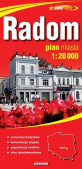 Radom 1:20 000 plan miasta