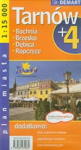 Tarnów plus 4 plan miasta 1:15 000