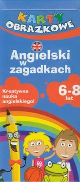 Karty obrazkowe Angielski w zagadkach 6-8 lat