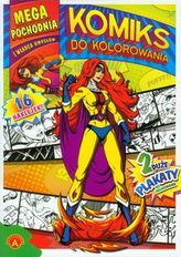 Mega pochodnia i władca umysłów Komiks do kolorowania