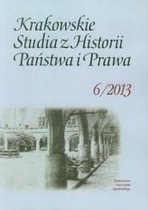 Krakowskie Studia z Historii Państwa i Prawa 6/2013