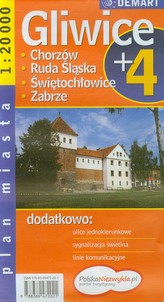 Gliwice plus 4 plan miasta 1:20 000