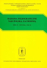 Badania fizjograficzne nad Polską Zachodnią Tom 56