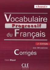 Vocabulaire progressif du français Avancé Klucz 2. edycja