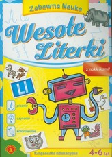 Wesołe literki z naklejkami