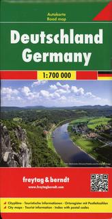 Niemcy mapa drogowa 1:700 000
