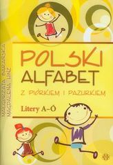 Polski alfabet z piórkiem i pazurkiem Litery A-Ó