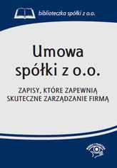 Umowa spółki z o.o.