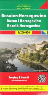 Bośnia i Hercegowina mapa 1:200 000 Freytag & Berndt