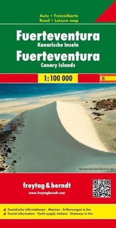 Fuerteventura mapa 1:100 000 Freytag & Berndt