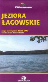 Jeziora Łagowskie mapa turystyczna 1:25 000