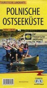 Polnische Ostseekuste Touristische Landkarte 1:200 000